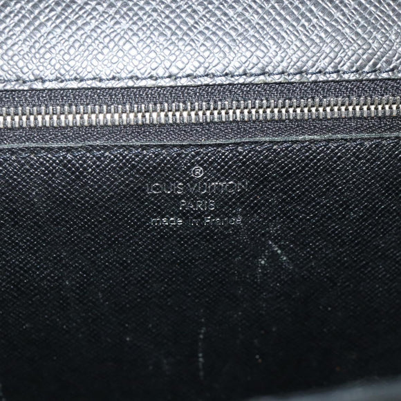 LOUIS VUITTON Taiga Monceau 28 Hand Bag SPO 2way Ardoise M32002 LV Auth ka4313