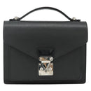 LOUIS VUITTON Taiga Monceau 28 Hand Bag SPO 2way Ardoise M32002 LV Auth ka4313-2