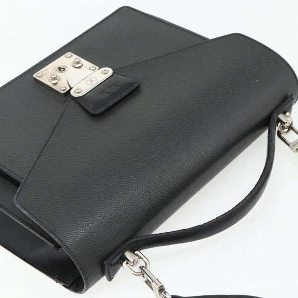LOUIS VUITTON Taiga Monceau 28 Hand Bag SPO 2way Ardoise M32002 LV Auth ka4313