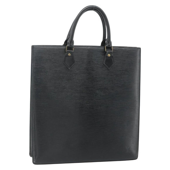 LOUIS VUITTON Epi Sac Plat Hand Bag Black M59082 LV Auth ka4319