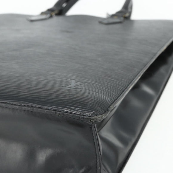 LOUIS VUITTON Epi Sac Plat Hand Bag Black M59082 LV Auth ka4319
