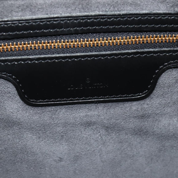 LOUIS VUITTON Epi Sac Plat Hand Bag Black M59082 LV Auth ka4319