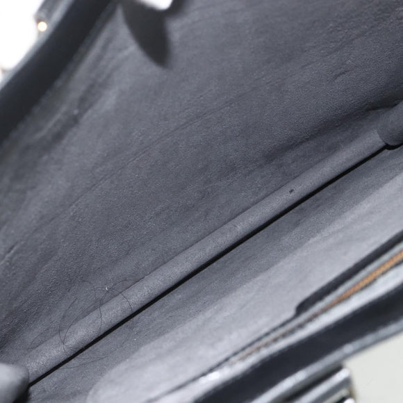 LOUIS VUITTON Epi Sac Plat Hand Bag Black M59082 LV Auth ka4319