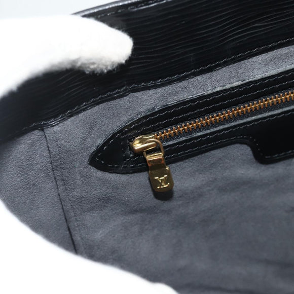 LOUIS VUITTON Epi Sac Plat Hand Bag Black M59082 LV Auth ka4319