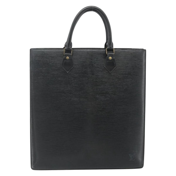LOUIS VUITTON Epi Sac Plat Hand Bag Black M59082 LV Auth ka4319