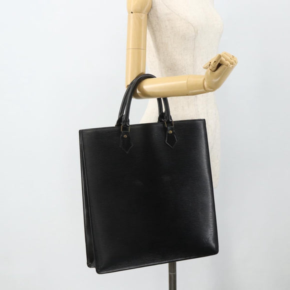 LOUIS VUITTON Epi Sac Plat Hand Bag Black M59082 LV Auth ka4319