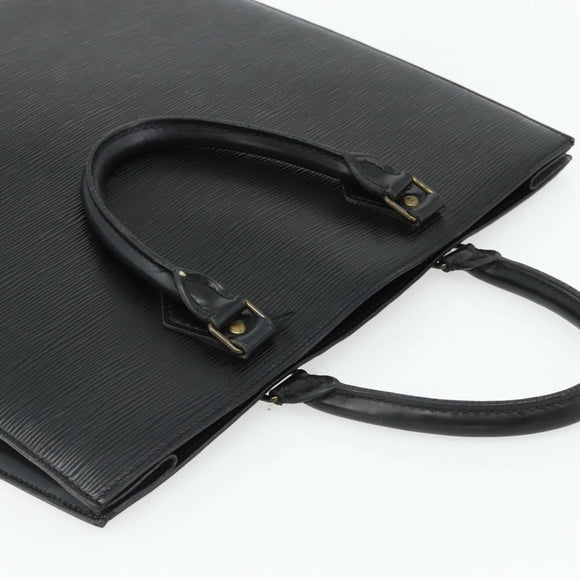 LOUIS VUITTON Epi Sac Plat Hand Bag Black M59082 LV Auth ka4319