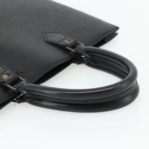 LOUIS VUITTON Epi Sac Plat Hand Bag Black M59082 LV Auth ka4319