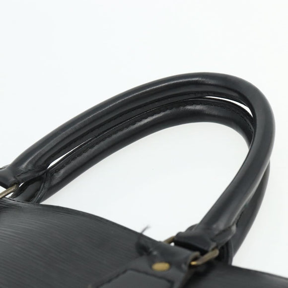 LOUIS VUITTON Epi Sac Plat Hand Bag Black M59082 LV Auth ka4319