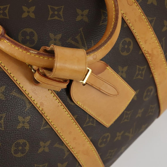 LOUIS VUITTON Monogram Keepall 55 Boston Bag M41424 LV Auth ka432