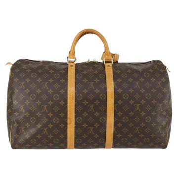 LOUIS VUITTON Monogram Keepall 55 Boston Bag M41424 LV Auth ka432 - 0