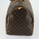 LOUIS VUITTON Monogram Keepall 55 Boston Bag M41424 LV Auth ka432-3
