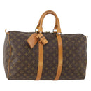 LOUIS VUITTON Monogram Keepall 45 Boston Bag M41428 LV Auth ka4320-1