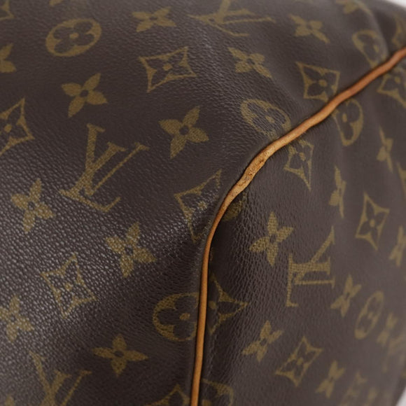 LOUIS VUITTON Monogram Keepall 55 Boston Tasche M41424 LV Auth ka4321