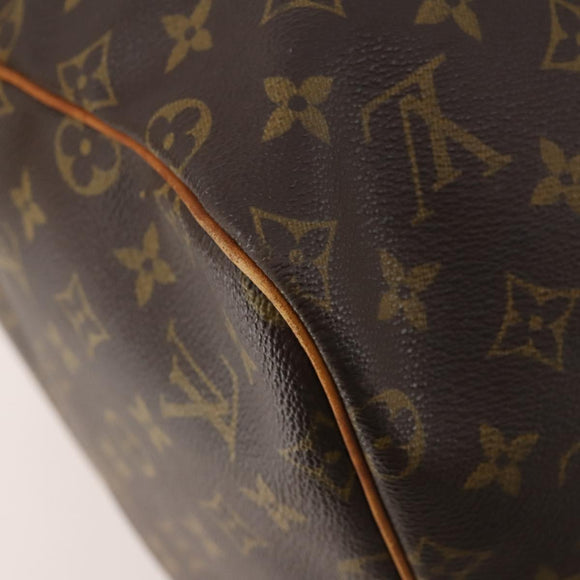 LOUIS VUITTON Monogram Keepall 55 Boston Tasche M41424 LV Auth ka4321