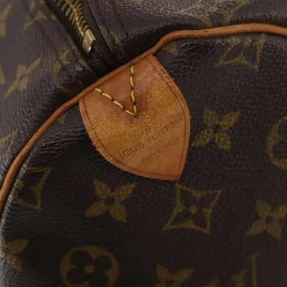 LOUIS VUITTON Monogram Keepall 55 Boston Bag M41424 LV Auth ka4321