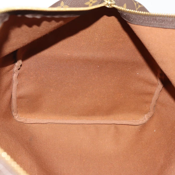 LOUIS VUITTON Monogram Keepall 55 Boston Bag M41424 LV Auth ka4321