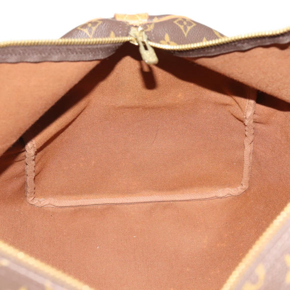 LOUIS VUITTON Monogram Keepall 55 Boston Tas M41424 LV Auth ka4321