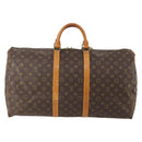 LOUIS VUITTON Monogram Keepall 55 Boston Tasche M41424 LV Auth ka4321-2