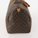 LOUIS VUITTON Monogram Keepall 55 Boston Bag M41424 LV Auth ka4321-4