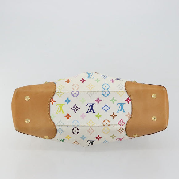 LOUIS VUITTON Monogram Multicolor Judy GM Shoulder Bag White M40253 Auth ka4325V