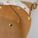 LOUIS VUITTON Monogram Multicolor Judy GM Shoulder Bag White M40253 Auth ka4325V-11