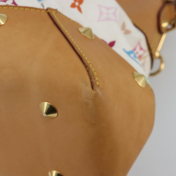 LOUIS VUITTON Monogram Multicolor Judy GM Shoulder Bag White M40253 Auth ka4325V