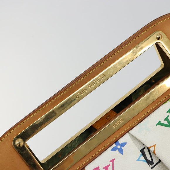 LOUIS VUITTON Monogram Multicolor Judy GM Shoulder Bag White M40253 Auth ka4325V