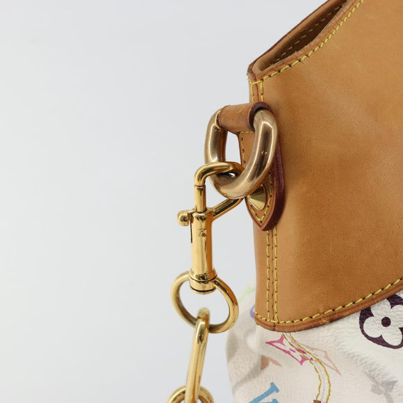 LOUIS VUITTON Monogram Multicolor Judy GM Shoulder Bag White M40253 Auth ka4325V