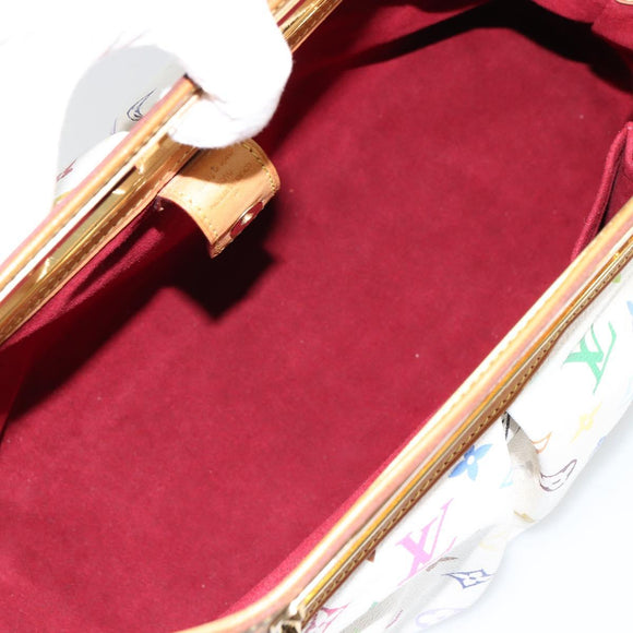 LOUIS VUITTON Monogram Multicolor Judy GM Shoulder Bag White M40253 Auth ka4325V