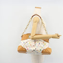 LOUIS VUITTON Monogram Multicolor Judy GM Shoulder Bag White M40253 Auth ka4325V-23