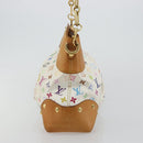LOUIS VUITTON Monogram Multicolor Judy GM Shoulder Bag White M40253 Auth ka4325V-5
