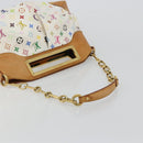 LOUIS VUITTON Monogram Multicolor Judy GM Shoulder Bag White M40253 Auth ka4325V-8