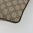 GUCCI GG Supreme Shoulder Bag PVC Beige Silver 141626 Auth ka4329-16