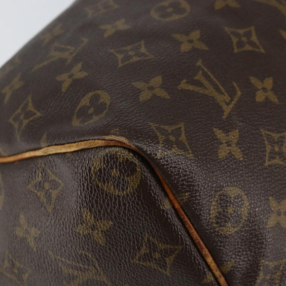 LOUIS VUITTON Monogram Speedy 35 Hand Bag M41524 LV Auth ka433