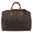 LOUIS VUITTON Monogram Speedy 35 Hand Bag M41524 LV Auth ka433-2