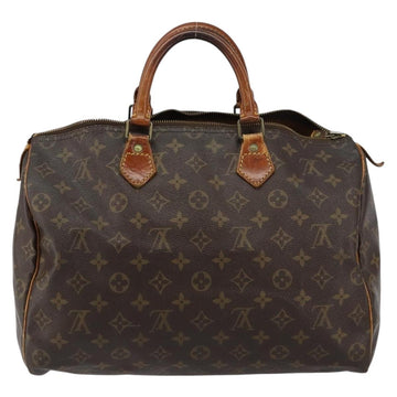 LOUIS VUITTON Monogram Speedy 35 Hand Bag M41524 LV Auth ka433 - 0