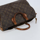 LOUIS VUITTON Monogram Speedy 35 Hand Bag M41524 LV Auth ka433-6