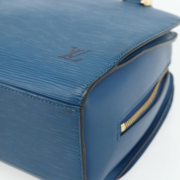 LOUIS VUITTON Epi Pont Neuf Hand Bag Blue M52055 LV Auth ka4330A