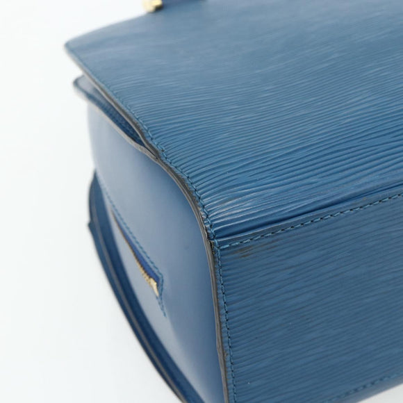 LOUIS VUITTON Epi Pont Neuf Hand Bag Blue M52055 LV Auth ka4330A