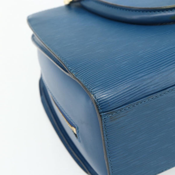 LOUIS VUITTON Epi Pont Neuf Hand Bag Blue M52055 LV Auth ka4330A