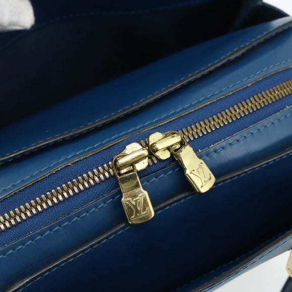 LOUIS VUITTON Epi Pont Neuf Hand Bag Blue M52055 LV Auth ka4330A