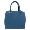 LOUIS VUITTON Epi Pont Neuf Hand Bag Blue M52055 LV Auth ka4330A-13