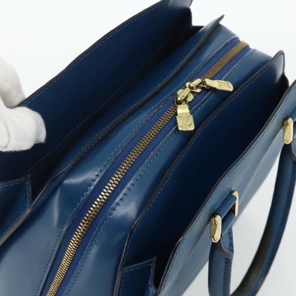 LOUIS VUITTON Epi Pont Neuf Hand Bag Blue M52055 LV Auth ka4330A