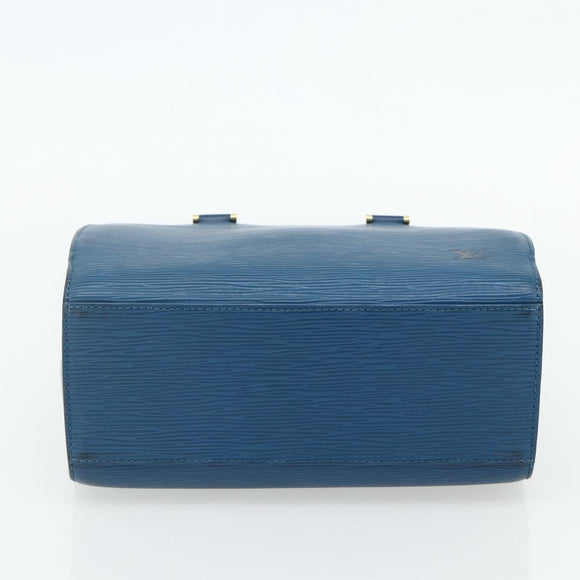 LOUIS VUITTON Epi Pont Neuf Hand Bag Blue M52055 LV Auth ka4330A