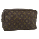 LOUIS VUITTON Monogram Trousse Toilette 28 Clutch Bag M47522 LV Auth ka4332-1