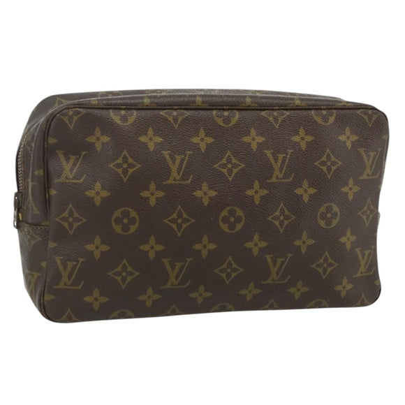LOUIS VUITTON Monogram Trousse Toilette 28 Clutch Bag M47522 LV Auth ka4332