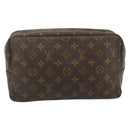 LOUIS VUITTON Monogram Trousse Toilette 28 Clutch Bag M47522 LV Auth ka4332-2