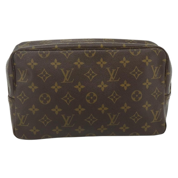 LOUIS VUITTON Monogram Trousse Toilette 28 Clutch Bag M47522 LV Auth ka4332