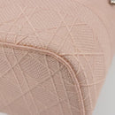 Christian Dior Vanity Hand Bag Canvas Pink Silver Auth ka4333A-12